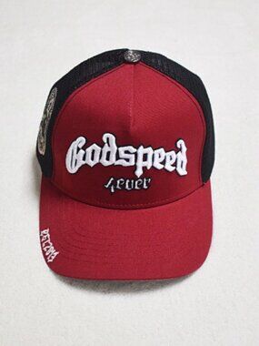 Godspeed Red & Black Mesh Trucker Hat